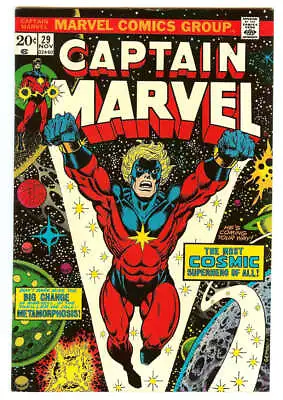 Buy Captain Marvel #29 6.5 // Origin Of The Eternals & The Olympians Marvel 1973 • 39.53£