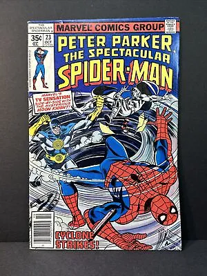 Buy Peter Parker The Spectacular Spider-Man #23 Marvel 1978 Newsstand FN 6.0 • 7.09£
