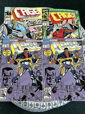 Buy Luke Cage Lot Of 4 #1 Marvel Comic Mclaurin Turner Ivy Mike Thomas 1992 Good/vg • 16.05£