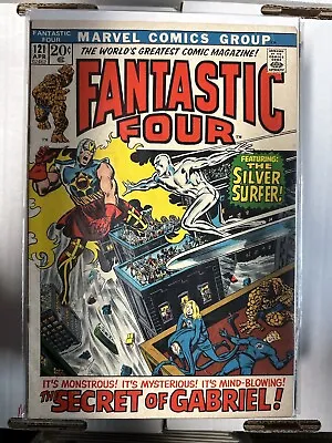 Buy Fantastic Four 121 High Grade Bronze Age Death Of Air-Walker Galactus 1972 • 32.16£