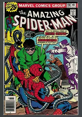 Buy Marvel Comics Spiderman 158 VFN+ 8.5 1976  Doc Ock Dr Octopus Appearance   • 69.99£