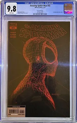 Buy Amazing Spider-Man #55 - 2021 - Gleason Webhead Second Print - CGC 9.8 • 45£