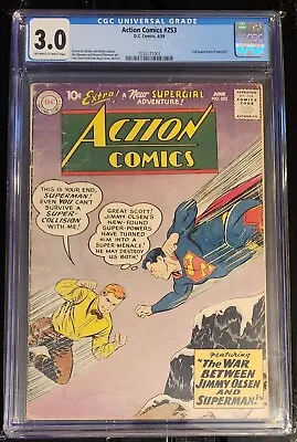 Buy Action Comics 253  CGC 3.0     2nd Appearance Of  Supergirl  • 79.15£