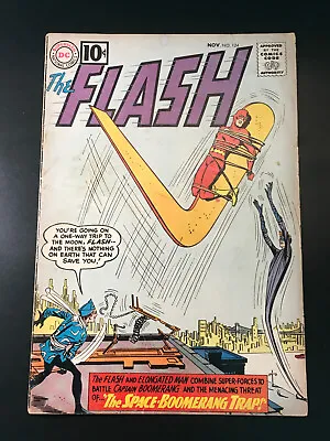 Buy Flash #124 2nd Captain Boomerang Appearance! DC Comics 1961 VG+ • 33.13£