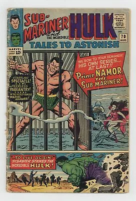 Buy Tales To Astonish #70 GD+ 2.5 1965 • 19.99£