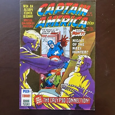 Buy Captain America Weekly #58 Marvel UK Magazine March 31 1982 Daredevil • 6.39£