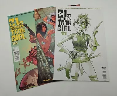 Buy 21st Century Tank Girl #1 2 3: Complete 3 Issue Limited Series, Titan (2015) • 13.56£