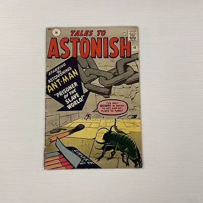 Buy Tales To Astonish #41 1963 GD/VG Pence Copy *See Description • 55£