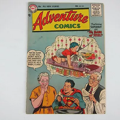 Buy Adventure Comics #221 DC Comics Book Superboy Aquaman Vintage 1956 • 237.17£