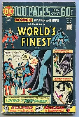 Buy World's Finest 228 VG- Superman Batman Dc Comics *CBX1U • 5.93£
