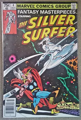 Buy Fantasy Masterpieces No.4 , 1980 Reprints Silver Surfer #4 , 1969 . High Grade ! • 5.50£