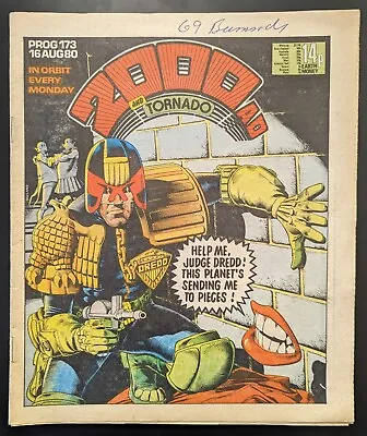 Buy 2000 AD Comic - Prog #173 (16 Aug 1980) Judge Dredd • 1.99£