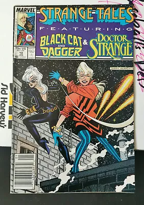Buy Marvel Strange Tales #10 Black Cat & Dagger & Doctor Strange Newsstand 1988 • 6.30£