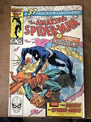Buy Amazing Spider-man #275. 1986. Hobgoblin Plus Origin Retold • 6.50£