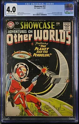 Buy Showcase #17 - D.C. Comics 1958 CGC 4.0 Adventures On Other Worlds. Origin + 1st • 947.94£