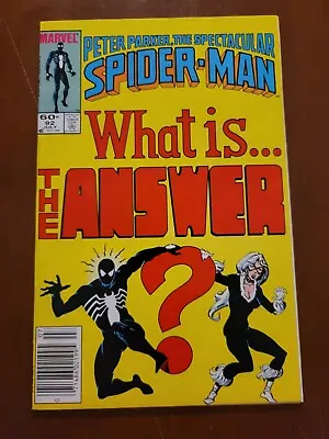 Buy Spectacular Spider-Man #92 (1984) 1st Appearance The Answer Newsstand VF/NM 9.0+ • 11.99£