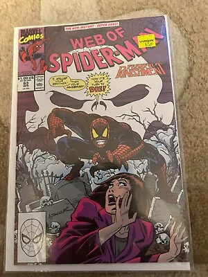Buy WEB OF SPIDER-MAN #63 Comic Marvel Comics Newsstand • 6£