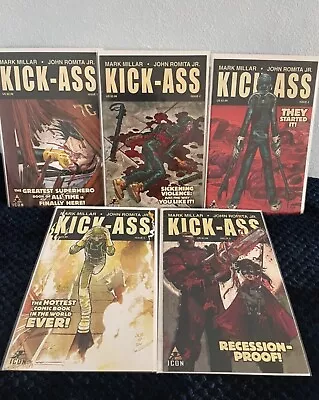 Buy Kick Ass Issues 1-5 (2008) 1st Appearance Kick Ass, Hit Girl And Big Daddy • 35£
