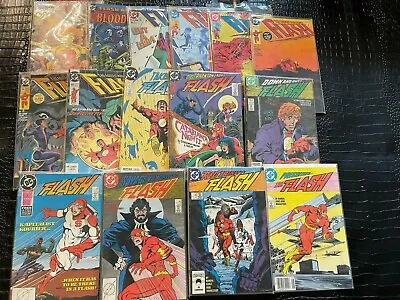 Buy The Flash (1987 Series)  52 Comic Lot #1-143 - And 5 ANNUALS High Grade • 59.24£