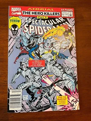 Buy Spectacular Spider-man Annual # 12 Vf Venom Solo Story Newsstand Marvel 1992 • 2.36£