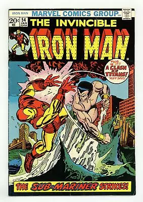 Buy Iron Man #54 VG- 3.5 1973 1st App. Moondragon • 73.53£
