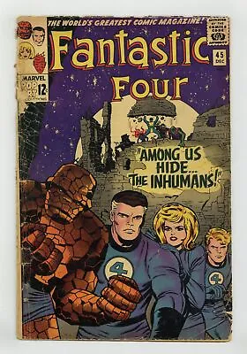 Buy Fantastic Four #45 FR/GD 1.5 1965 1st App. Inhumans • 74.11£