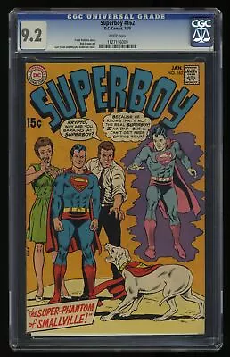 Buy Superboy #162 CGC NM- 9.2 White Pages DC Comics 1970 • 111.79£