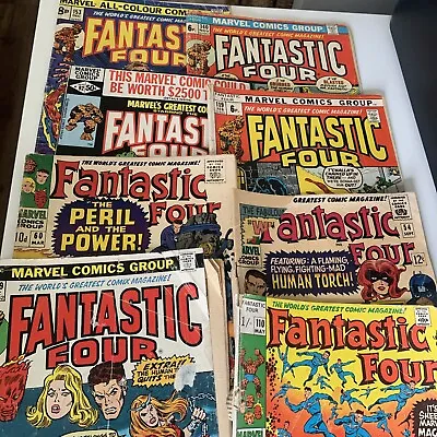 Buy FANTASTIC FOUR #54, 60, 110, 119, 129, 140, 153 & Marvel Greatest 92 - Low Grade • 14.99£