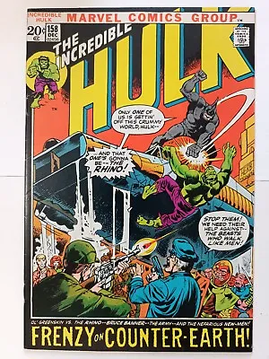 Buy The Incredible Hulk #158 Marvel Comics US. Comics/Collecting  • 16.95£