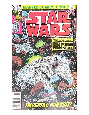 Buy Star Wars #41 [Marvel, Nov 1980] 1st Cameo Yoda! Millennium Falcon Cover • 44.23£