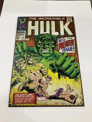 Buy Incredible Hulk 102 Cover Wood Wall Art Plaque 13x19 Marvel Comics • 55.18£