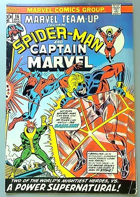Buy Marvel Team-Up #16 ~ MARVEL 1973 ~ Spider-Man & Captain Marvel VG • 5.60£