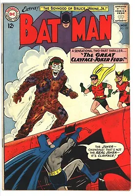 Buy * BATMAN #159 (1963) The Great Clayface-Joker Feud! Cover & App Fine+ 6.5 * • 158.02£