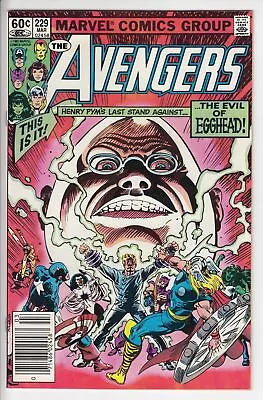 Buy Avengers Earth's Mightiest Heroes Series 1 Issue #229 Comic Book 1983 Egghead! • 2.37£