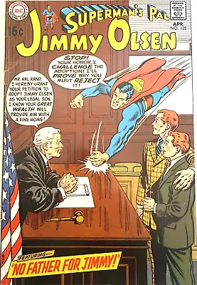 Buy Superman's Pal Jimmy Olsen  # 128.  April 1970. Vfn- 7.5. Curt Swan Cover. • 7.99£