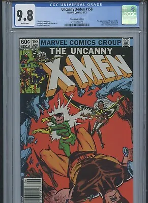 Buy Uncanny X-Men #158 1982 CGC 9.8 (Newsstand Edition) • 287.83£