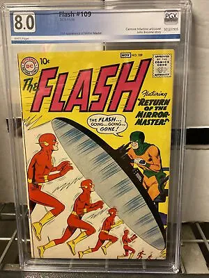Buy Flash 109   8.0 Graded White Pages 2nd App Mirror Master • 709.63£