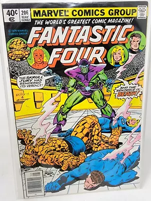 Buy Fantastic Four #206 Dorrek & R'kill Skrull Appearance *1979* 7.5 • 6.32£