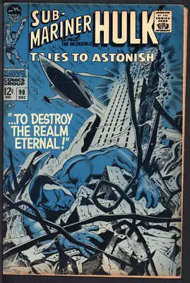 Buy Tales To Astonish #98 4.0 // 1st Cameo Appearance Of Lord Seth Marvel 1967 • 35.58£
