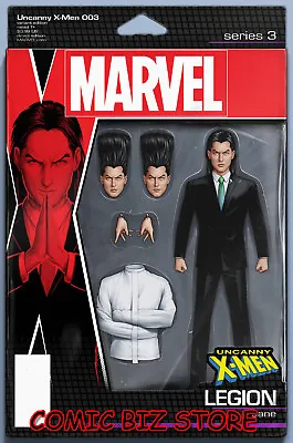 Buy Uncanny X-men #3 (2018) 1st Printing Christopher Action Figure Variant Cover • 3.40£