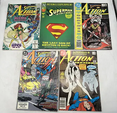 Buy Action Comics 595 650 651 687 Annual 2 ~ Fine To Very Fine • 6.29£