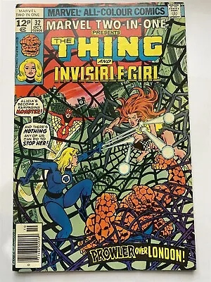 Buy MARVEL TWO-IN-ONE #32 The Thing UK Price Marvel Comics 1977 VF • 2.95£