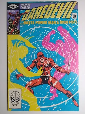 Buy Marvel Comics Daredevil #178 1st Meeting With Luke Cage And Iron Fist VF+ 8.5 • 19.58£