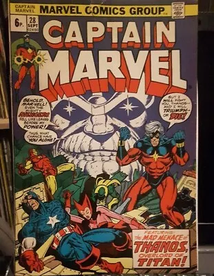 Buy Marvel Comics, Captain Marvel #28, Thanos Appearance. • 15£