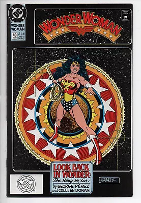 Buy Wonder Woman 49 Look Back In Wonder The Story So Far DC Comic Book 1990 Perez • 11.78£