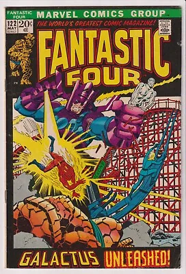 Buy 1972 Marvel Comics Fantastic Four #122 In Vf Condition - Silver Surfer  Galactus • 27.62£