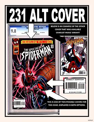 Buy Spectacular Spider-man #231 - Cgc 9.8 Wp - Direct Edition - Kaine Appearance Alt • 118.59£