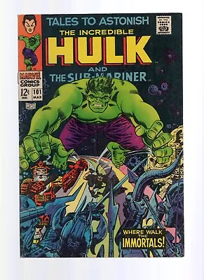 Buy Tales To Astonish #101 - Final Issue Before Title Change To Hulk - Mid Grade ++ • 47.43£