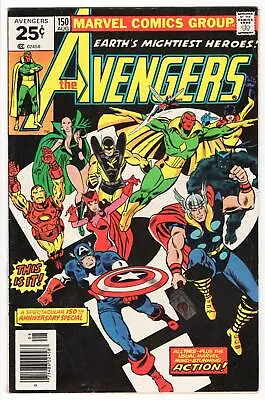 Buy Avengers #150 (1963) VG? George Perez Jack Kirby 1976 Marvel Bagged/boarded • 7.10£
