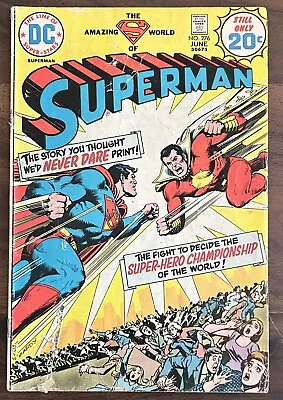Buy 1974 DC Comics Superman #276 1st Appearance Of Shazam Captain Thunder • 19.79£